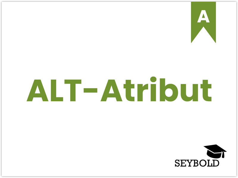 ALT-Attribut - Begriffe aus SEO einfach erklärt | SEYBOLD