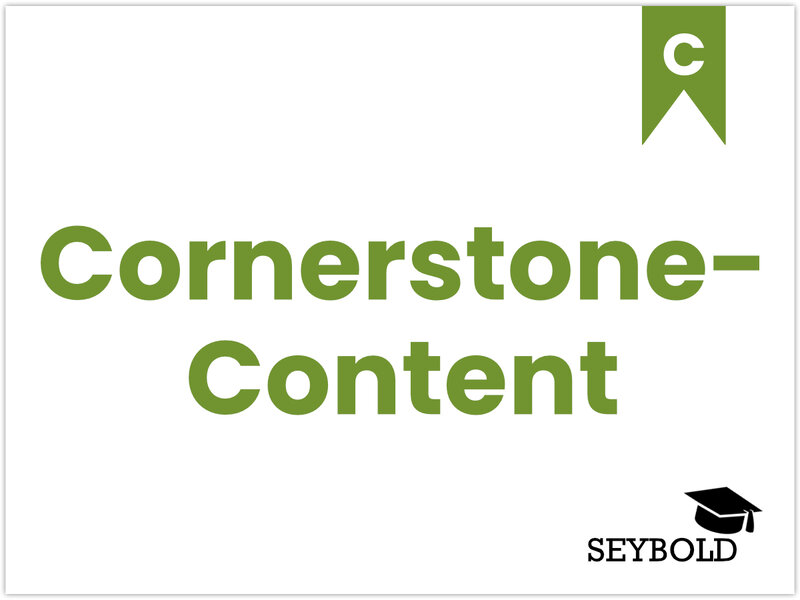 Cornerstone-Content - Begriffe aus SEO einfach erklärt | SEYBOLD