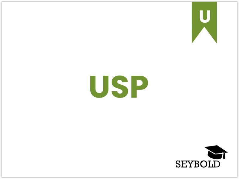 Unique Selling Proposition (USP) - Begriffe aus SEO einfach erklärt | SEYBOLD