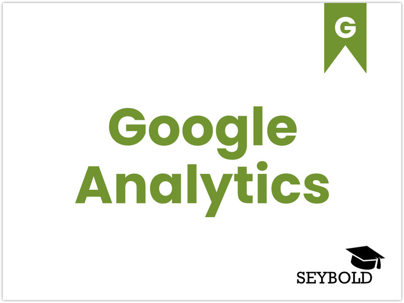 Google Analytics Google Analytics - Begriffe aus SEO einfach erklärt | SEYBOLD