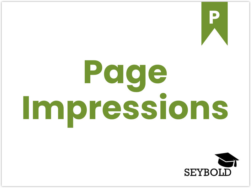 Page Impressions - Begriffe aus SEO einfach erklärt | SEYBOLD