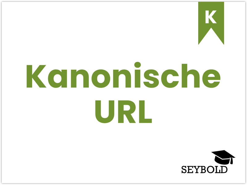 Kanonische URL - Begriffe aus SEO einfach erklärt | SEYBOLD