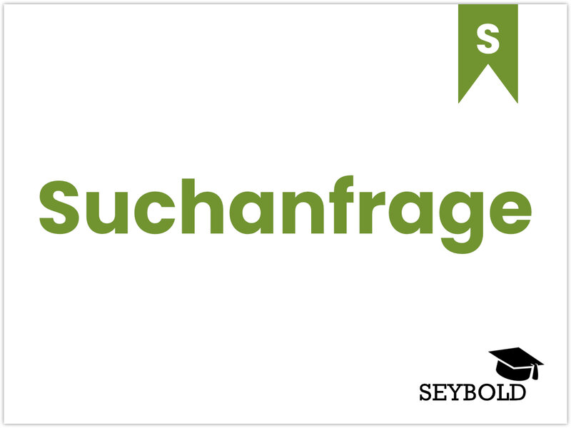 Suchanfrage - Begriffe aus SEO einfach erklärt | SEYBOLD