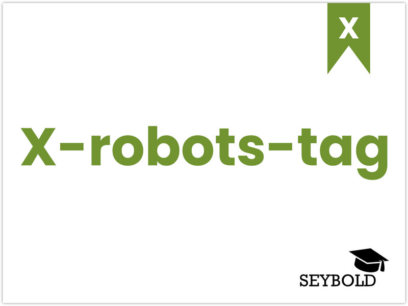 X-robots-tag X-robots-tag - Begriffe aus SEO einfach erklärt | SEYBOLD