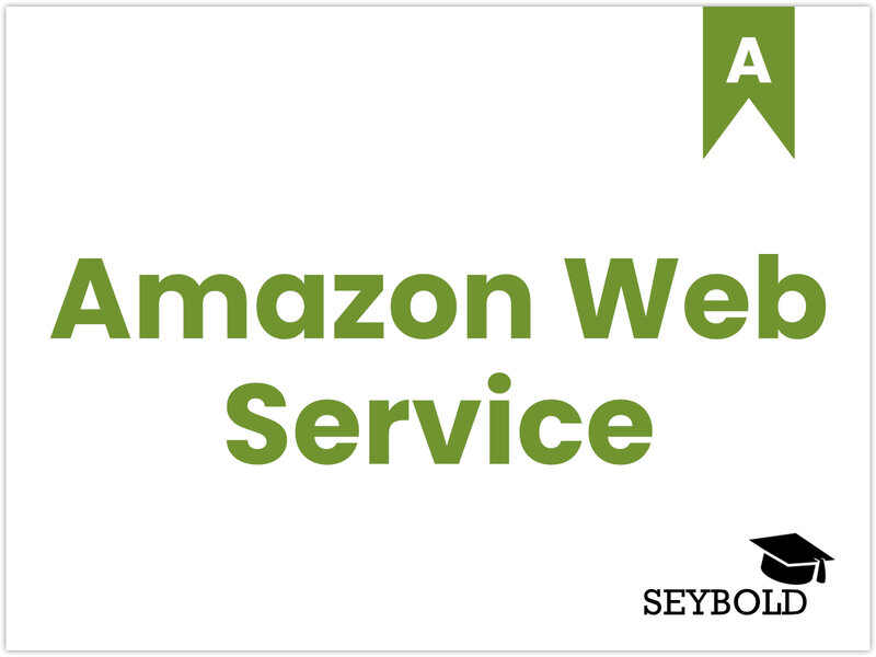 Amazon Web Service Amazon Web Service - Begriffe aus SEO einfach erklärt | SEYBOLD