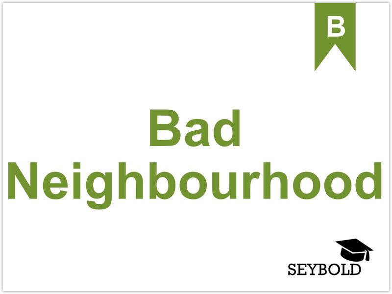 Bad Neighbourhood Bad Neighbourhood - Begriffe aus SEO einfach erklärt | SEYBOLD