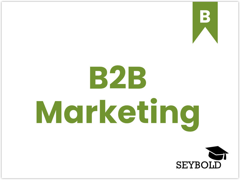 B2B Marketing - Begriffe aus SEO einfach erklärt | SEYBOLD
