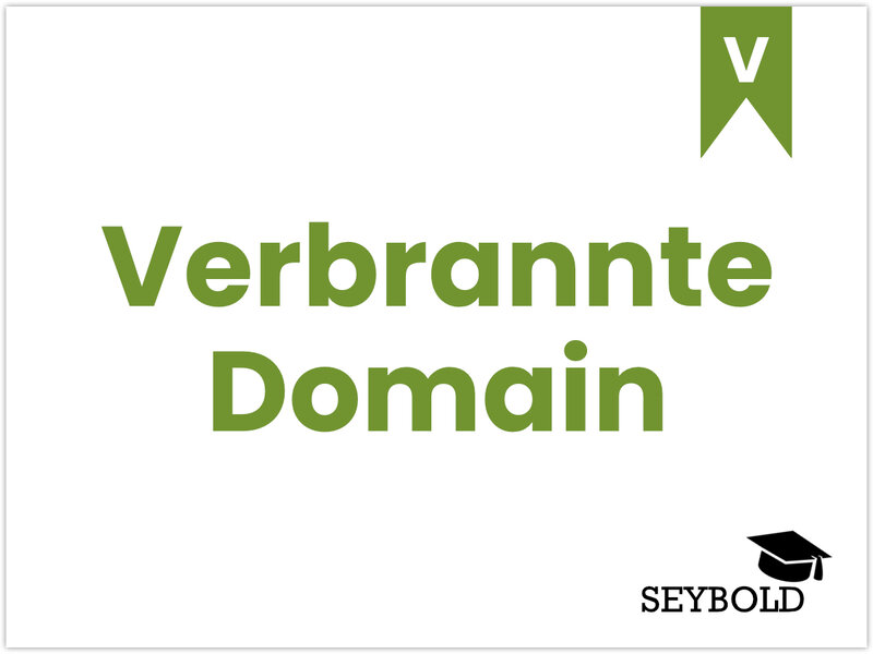 Verbrannte Domain Verbrannte Domain - Begriffe aus SEO einfach erklärt | SEYBOLD