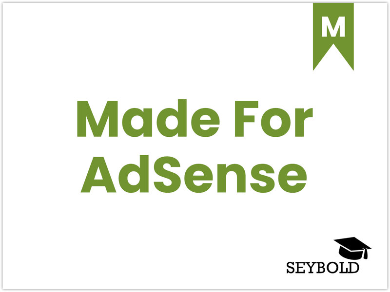 Made for AdSense | SEYBOLD