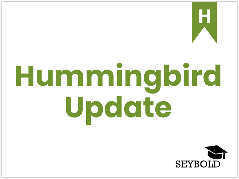 Hummingbird Update Hummingbird Update - Begriffe aus SEO einfach erklärt | SEYBOLD