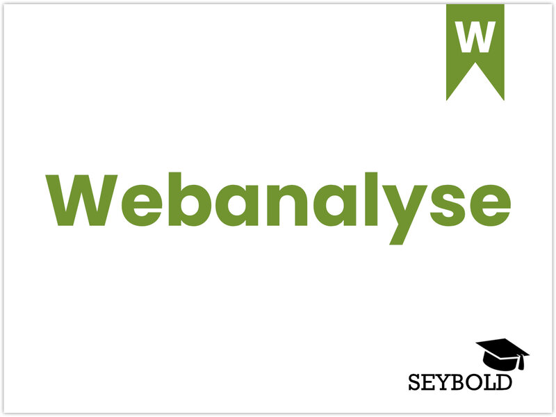 Webanalyse - Begriffe aus SEO einfach erklärt | SEYBOLD