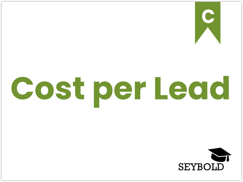 Cost per Lead - Begriffe aus SEO einfach erklärt | SEYBOLD