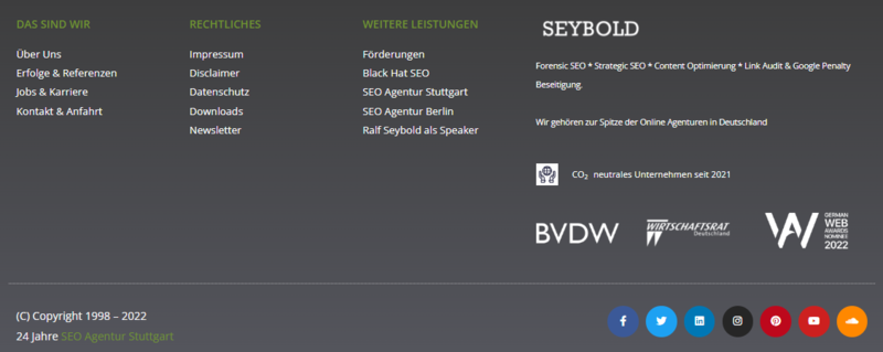 seybold footer glossar