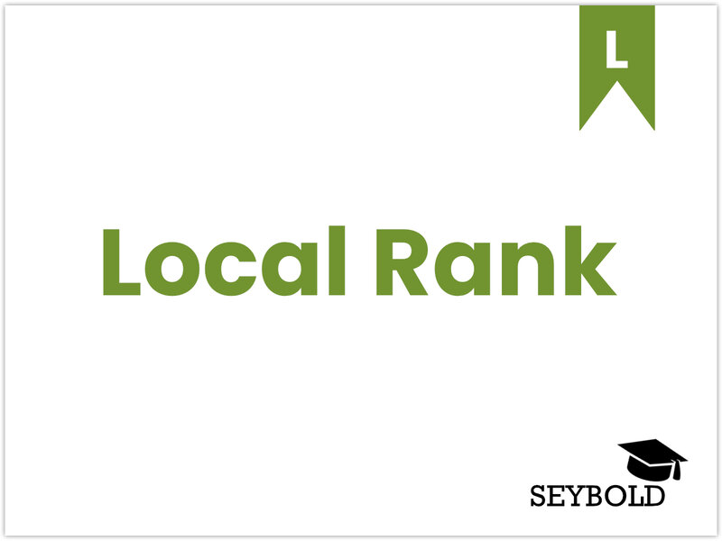 Local Rank Local Rank - Begriffe aus SEO einfach erklärt | SEYBOLD