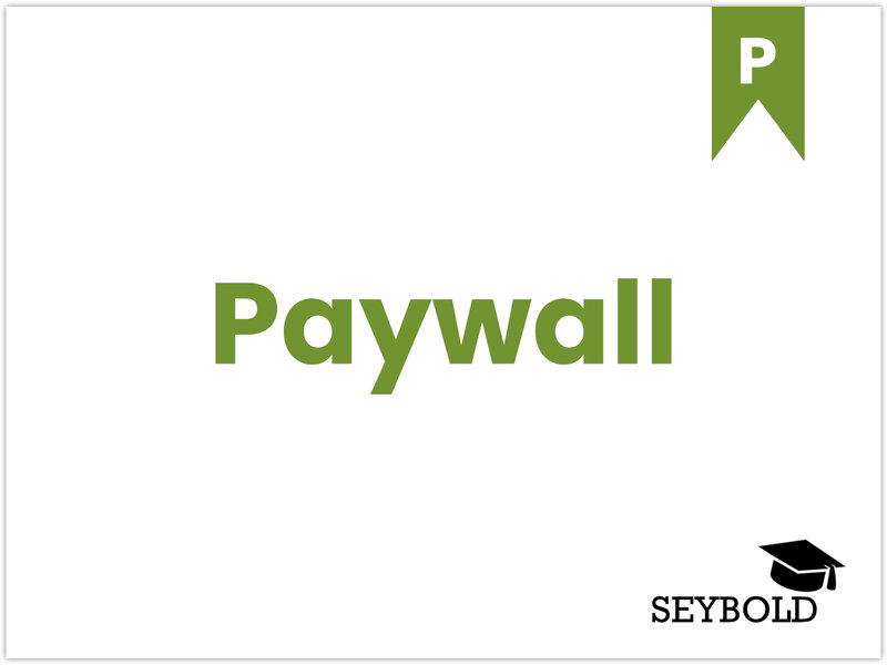 Paywall Paywall - Begriffe aus SEO einfach erklärt | SEYBOLD
