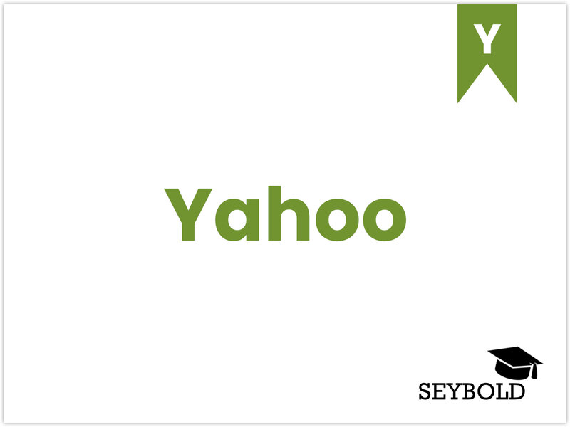 Yahoo - Begriffe aus SEO einfach erklärt | SEYBOLD
