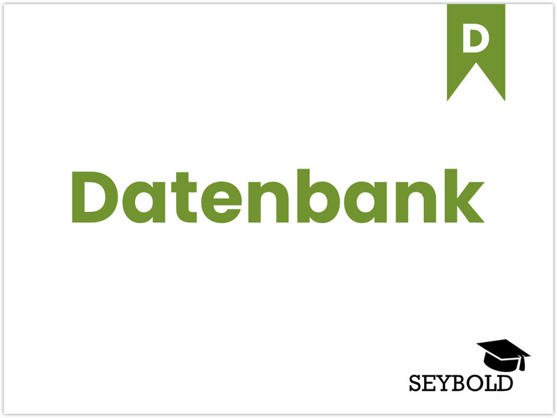 Datenbank Datenbank - Begriffe aus SEO einfach erklärt | SEYBOLD