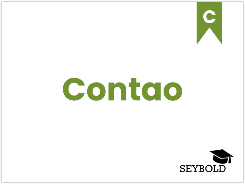 Contao Contao - Begriffe aus SEO einfach erklärt | SEYBOLD