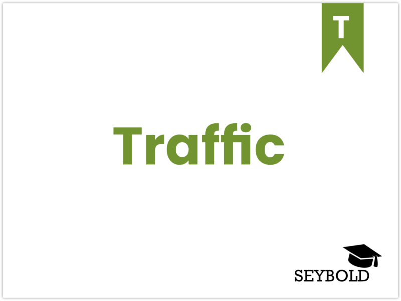 Traffic - Begriffe aus SEO einfach erklärt | SEYBOLD