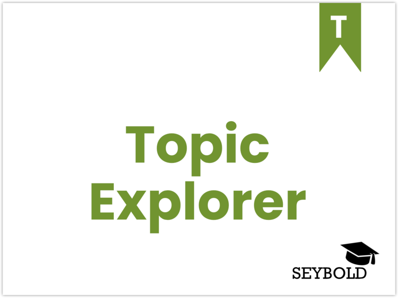 Topic Explorer Topic Explorer - Begriffe aus SEO einfach erklärt | SEYBOLD