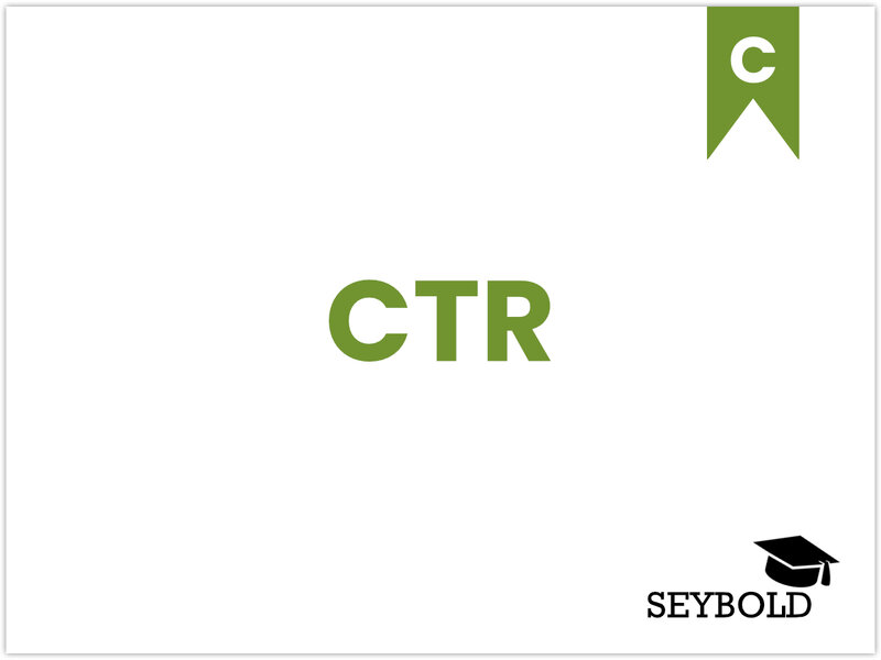 CTR - Begriffe aus SEO einfach erklärt | SEYBOLD