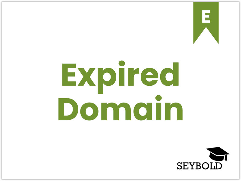 Expired Domain Expired Domain - Begriffe aus SEO einfach erklärt | SEYBOLD
