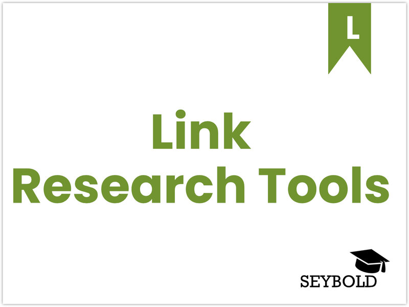 Link Research Tools (LRT) Link Research Tools (LRT) - Begriffe aus SEO einfach erklärt | SEYBOLD