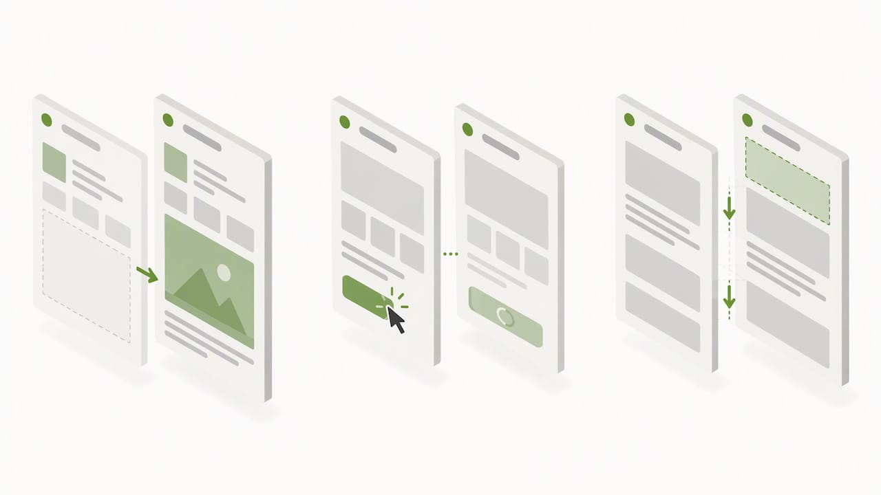 Illustration zur Messung der Core Web Vitals auf mobilen Geräten