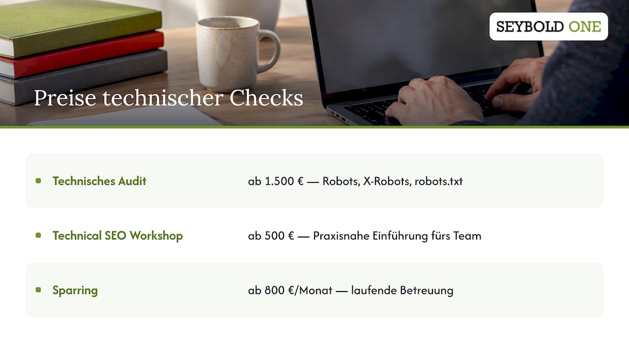 Übersichtsdiagramm: Robots-Direktiven im Zusammenspiel mit Crawling und Indexierung prüfen