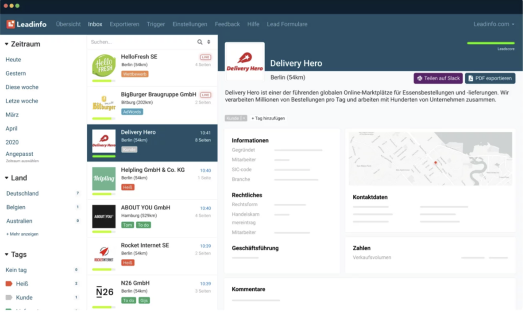 Leadinfo vs. Leadfeeder vs. Lead Forensics Best Tool for Lead Generation