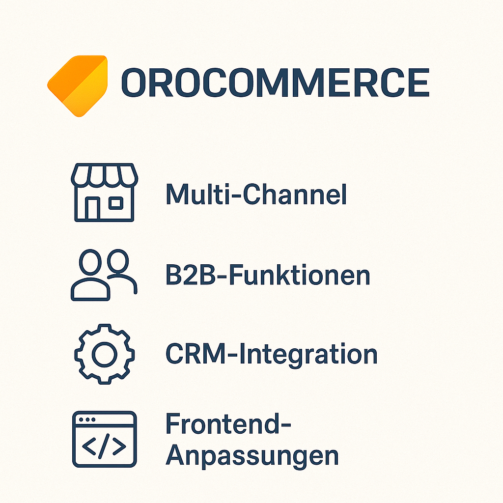 [Translate to English:] OroCommerce Features im Überblick