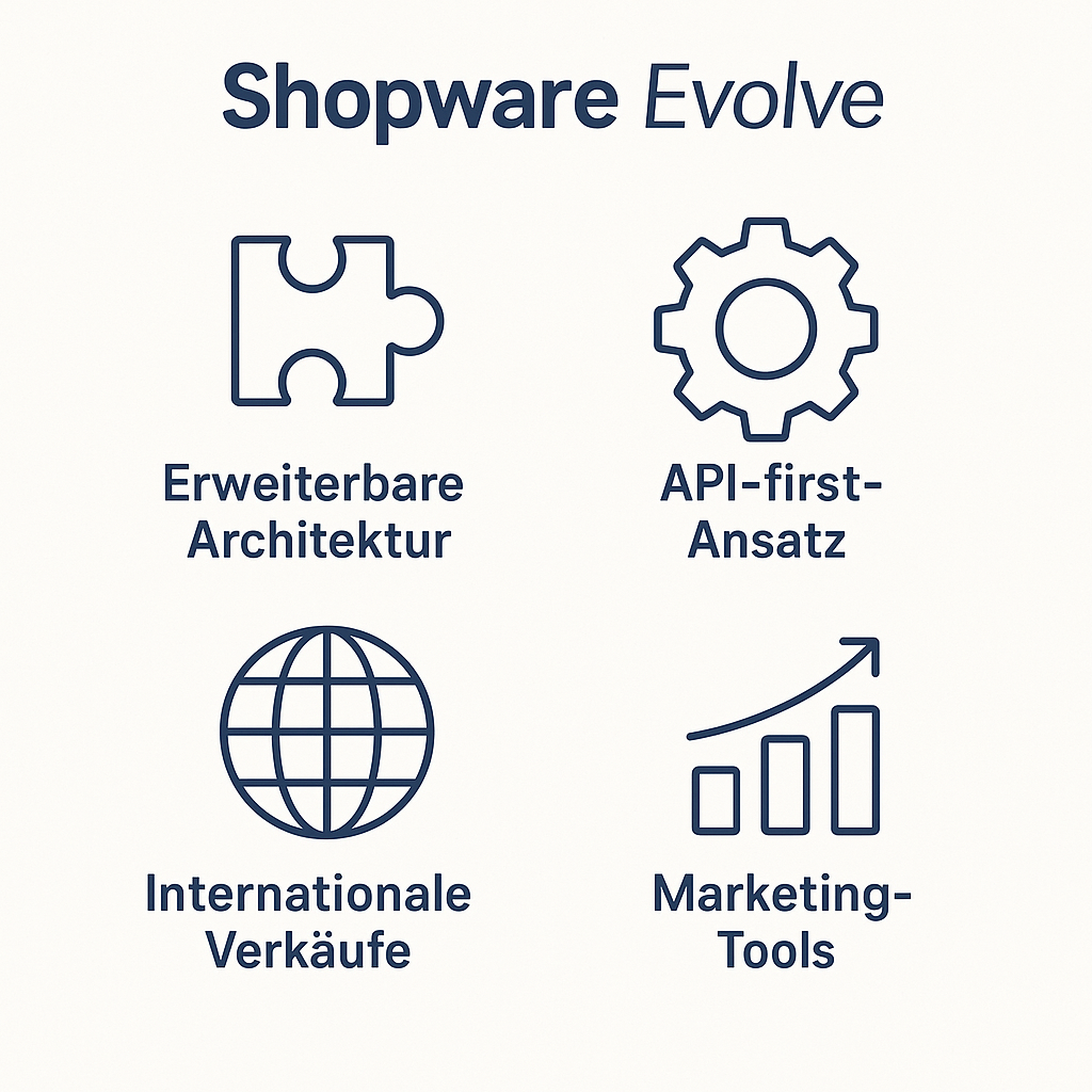 [Translate to English:] Shopware Evolve Features Überblick