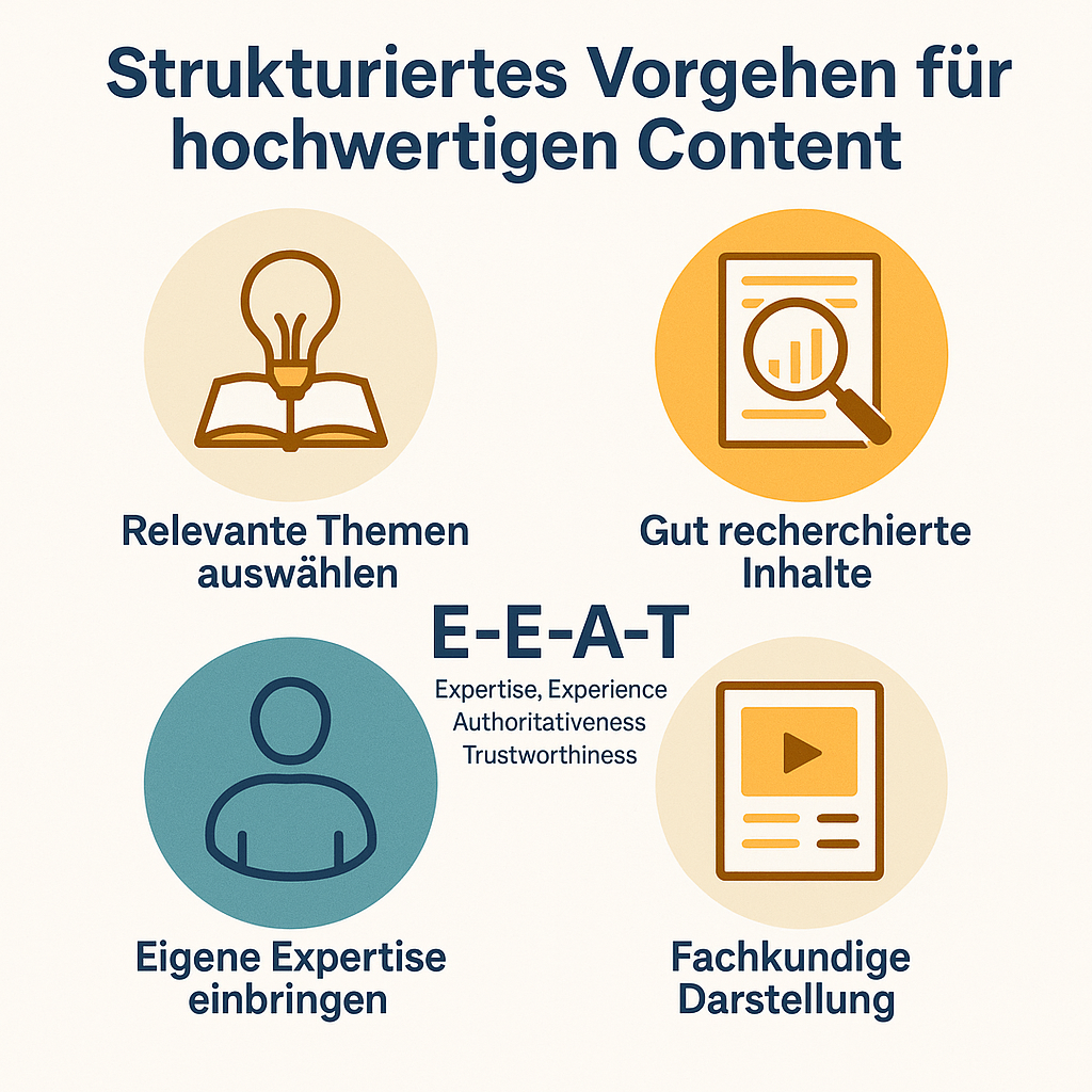 EEAT Basiswissen als Schaubild